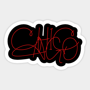 CHICAGO DESIGN Sticker